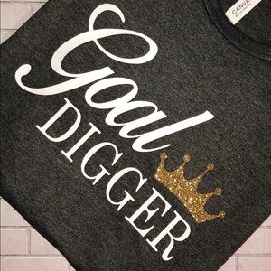 Goal Digger T-shirt on Bella Canvas!